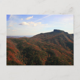 Bord Sten i Linville Gorge in Fall, NC Vykort