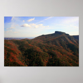 Bord Sten, Linville Gorge, North Carolina Poster