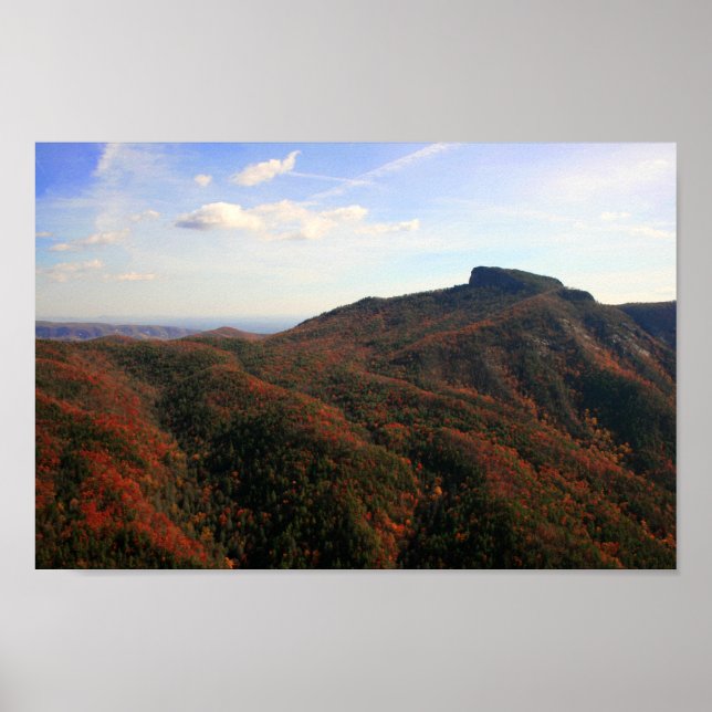 Bord Sten, Linville Gorge, North Carolina Poster (Framsidan)