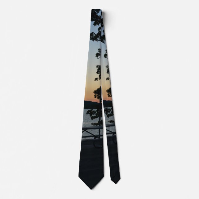 Bord Sten Silhouette Sunset Tie Slips (Framsida)