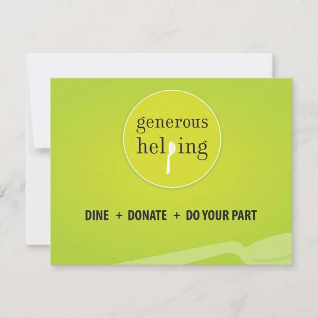 Bord Tält Inbjudningar (Framsida)