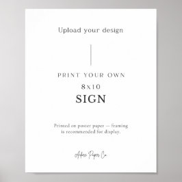 Bord-tecken: Överför din egen Poster