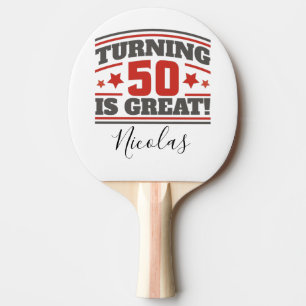 Bord tennis 50:e födelsedagen är underbar pingisracket