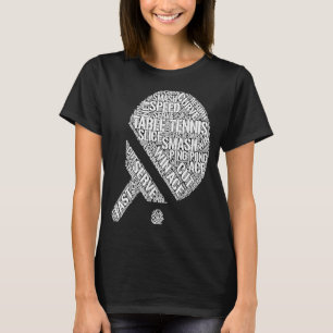 Bord Tennis Boll Ping Pong Clothes Manar Bord T Shirt