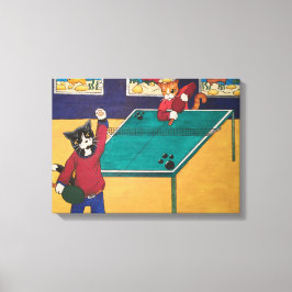 Bord Tennis Canvastryck