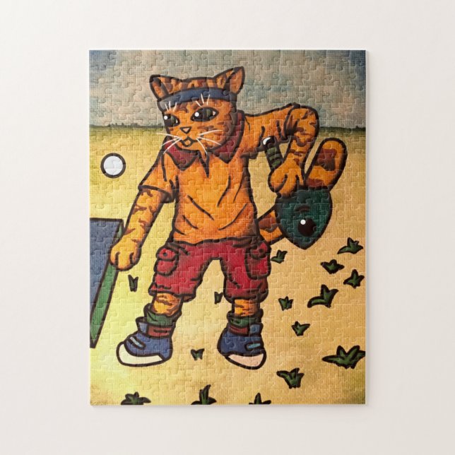 Bord Tennis Cat Pussel (Vertikal)