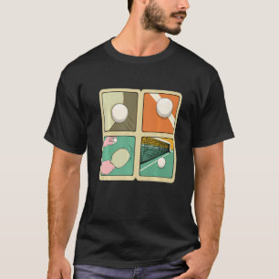 Bord Tennis Champion Ping Pong Game Whiff Whaff T Shirt