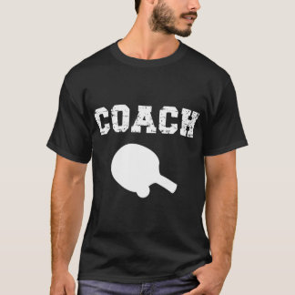 Bord tennis Coach Design. Bord tennis Instructor T Shirt