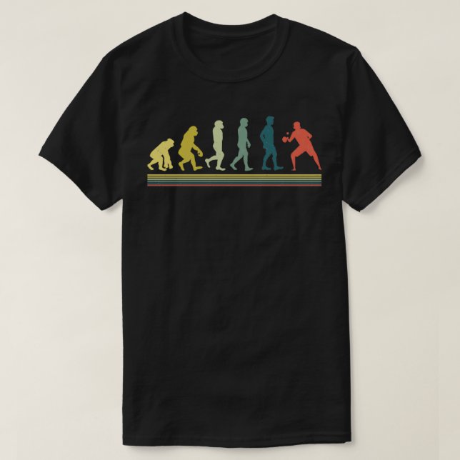 Bord Tennis Evolution Classic TShirt T Shirt (Design framsida)