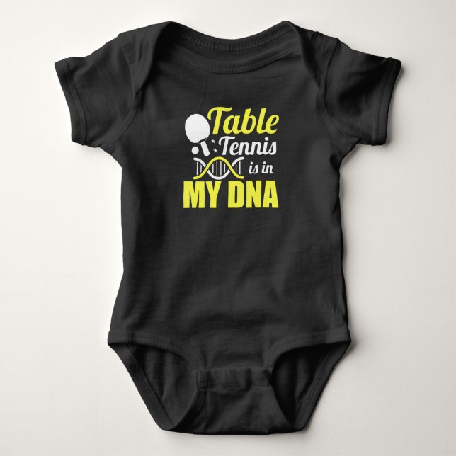 Bord tennis finns i mitt DNA - Ping Pong T Shirt (Framsida)