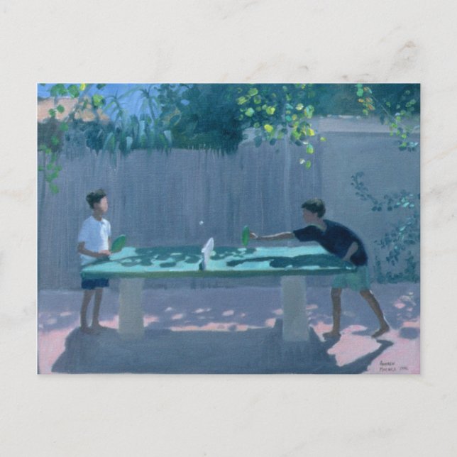 Bord Tennis Frankrike 1996 Vykort (Framsida)