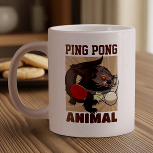 Bord Tennis Funny Ping Pong Binturong Bearcat Jumbo Mugg