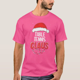 Bord Tennis Jultomten Julmatchningskostum T Shirt