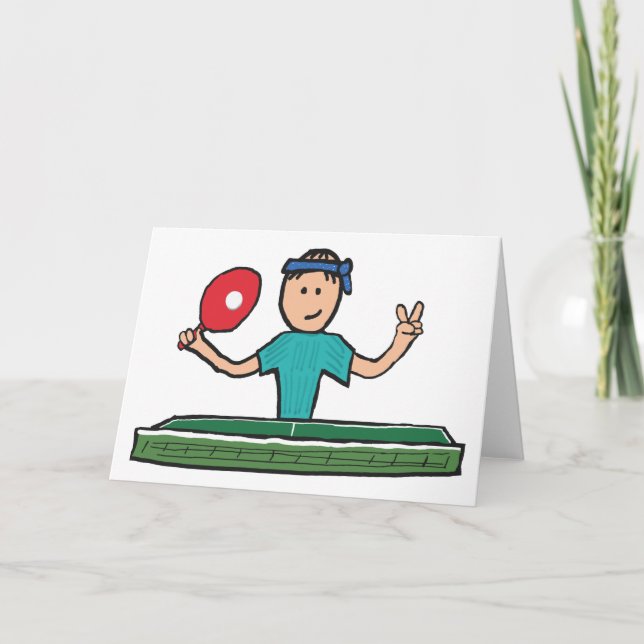Bord Tennis Kort (Framsida)