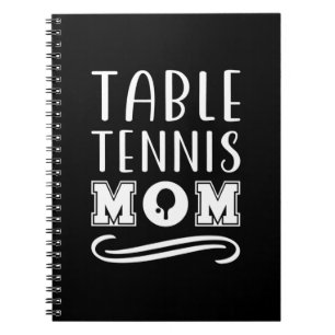 Bord Tennis Mamma Anteckningsbok