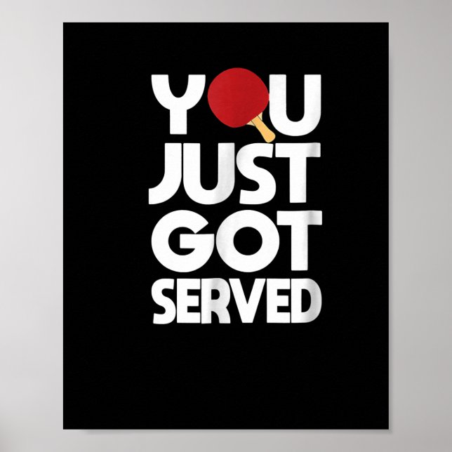 Bord Tennis Manar Butterfly Ping Pong Poster (Framsidan)