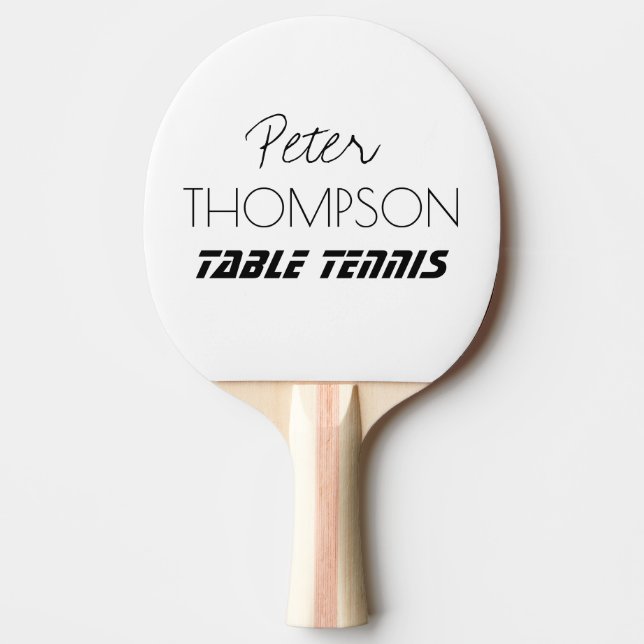 Bord Tennis Monogram White Pingisracket (Framsidan)