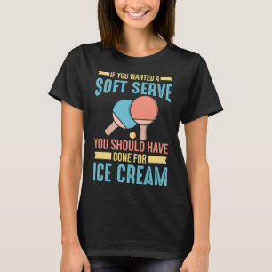 Bord tennis om du vill ha en mjuk t shirt