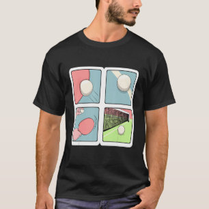 Bord Tennis Paddle Champion Whiff Whaff Ping Pong T Shirt