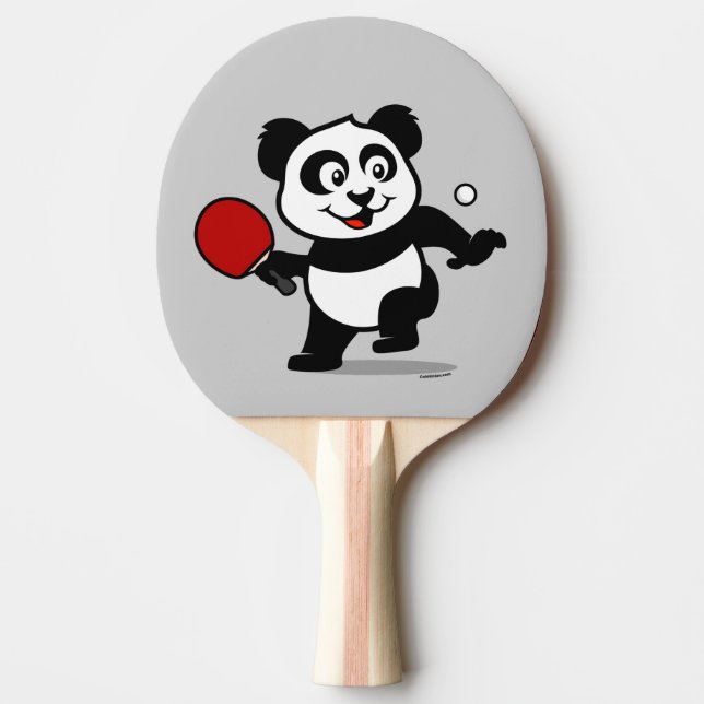 Bord Tennis Panda Classic Round Sticker Pingisracket (Framsidan)