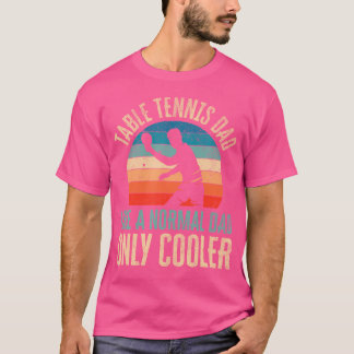 Bord Tennis Pappa Ping Pong Player Fars dag T Shirt