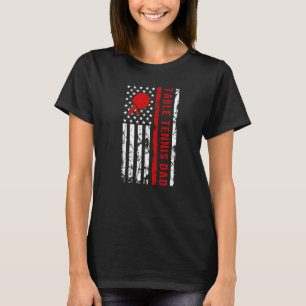 Bord Tennis Pappa USA flagga Design Paddle Bord Te T Shirt