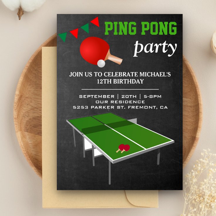 ping pong bord