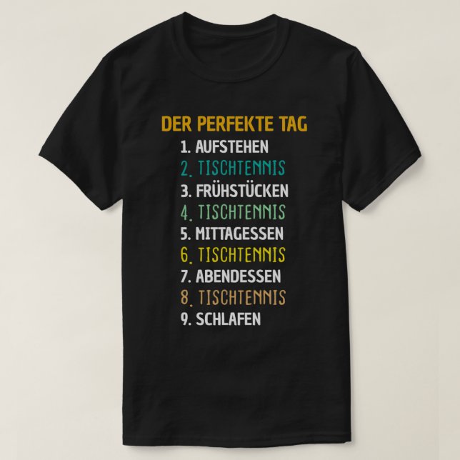 Bord Tennis Ping Pong Gift Classic TShirt T Shirt (Design framsida)