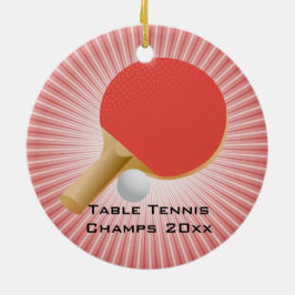 Bord Tennis Ping Pong Ornament