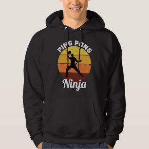 Bord tennis Ping pong-paddlar Spelare Hoodie