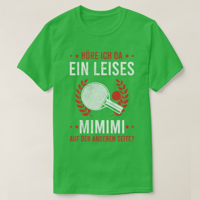 Bord Tennis Ping Pong Player Klubb Outfit 4 T Shirt (Design framsida)