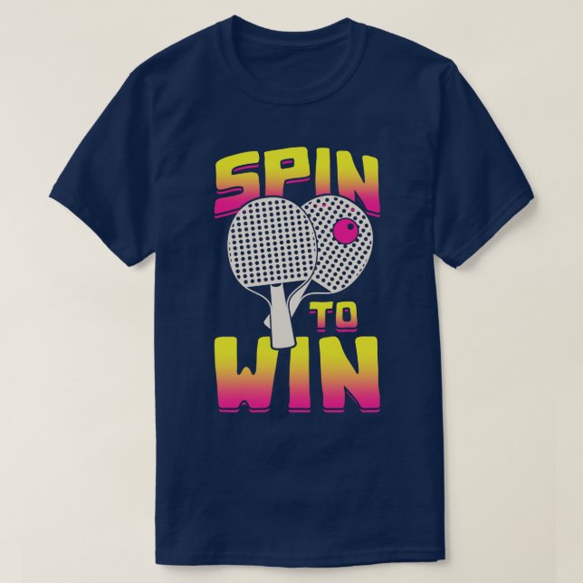 Bord Tennis Ping Pong Player Klubb Outfit 5 T Shirt (Design framsida)
