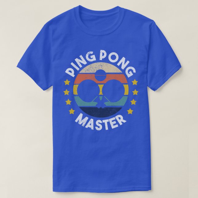 Bord Tennis Ping Pong Player Klubb Outfit 9 T Shirt (Design framsida)