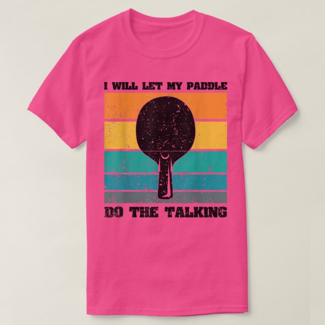 Bord Tennis Ping Pongs Ping Pong T-Shirt (Design framsida)