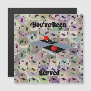 Bord tennis Served, magnetkort