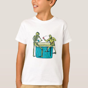 Bord Tennis Skeleton T Shirt