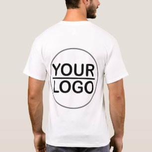 Bord tennis T-shirt med logotyp på baksidan