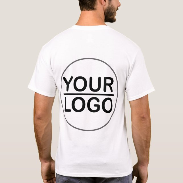 Bord tennis T-shirt med logotyp på baksidan (Baksida)