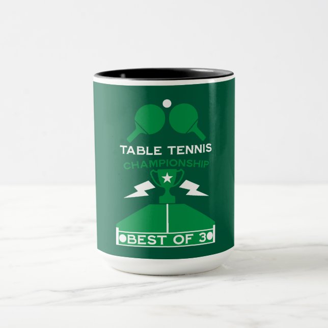 Bord Tennis Tournament Mugg (Center)