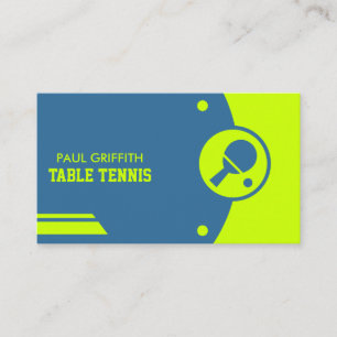 Bord Tennis Visitkort
