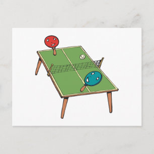 Bord Tennis Vykort