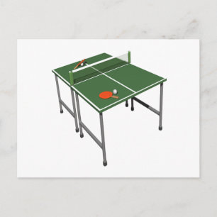 Bord Tennis Vykort