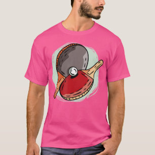 Bord Tennis Yin Yang Ping Bong T Shirt