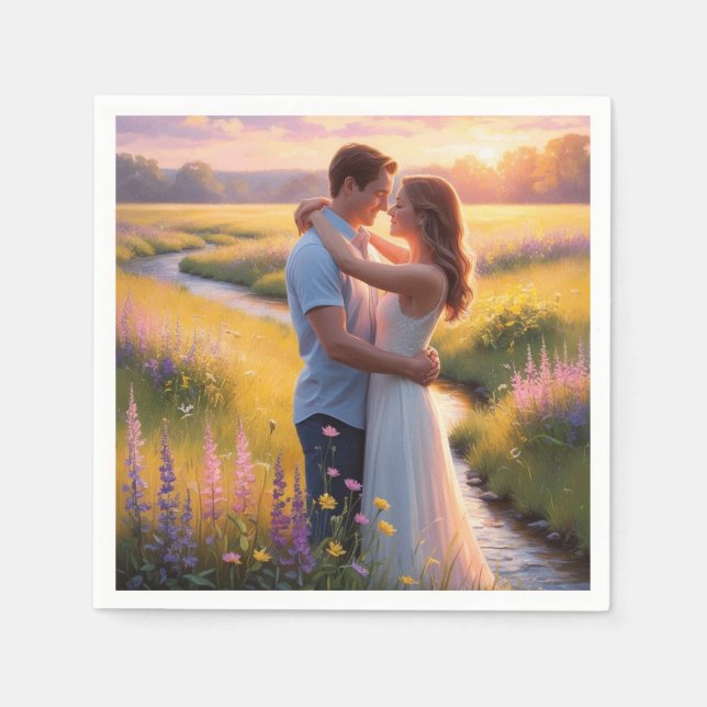 Bord to Heart: A Napkin Tale" Pappersservett (Framsidan)