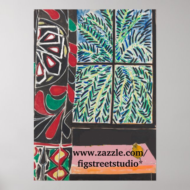 Bord under Fönster, efter att Matisse Poster (Framsidan)