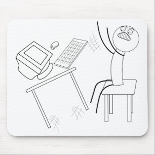 Bord Vänd Arg Avsluta avtryckssklipp, Arg Mem Musmatta