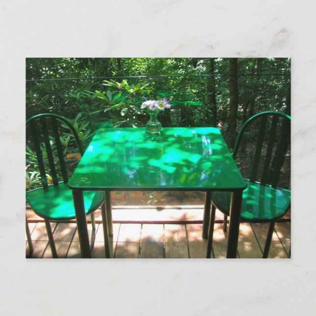 Bord vid Fallingwater Vykort (Framsida)