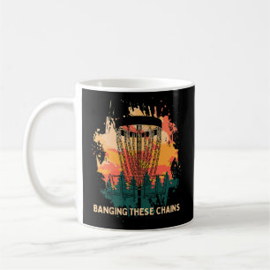 Börda de här kedjorna Golf Golfer Humor Sayin Kaffemugg