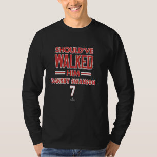 Borde gått honom Dansby Swanson Chicago Baseba T Shirt