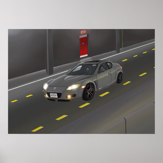 Borde ha haft V8 Poster (Framsidan)